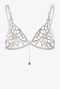 Lingerie|PINKO Soutien-Gorge Bijou Nickel/Cristal