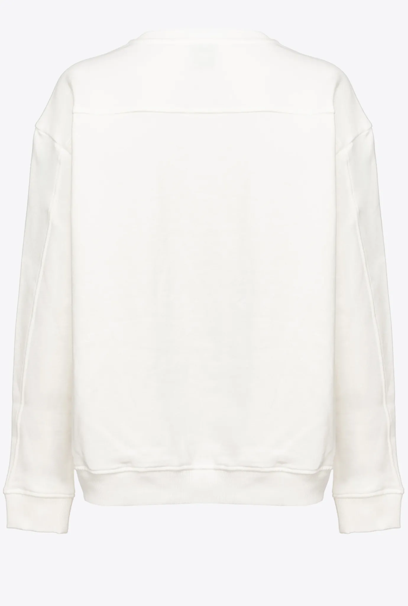 Pièces En Maille|PINKO Sweat-Shirt A Imprime Cerise Blanc Soie