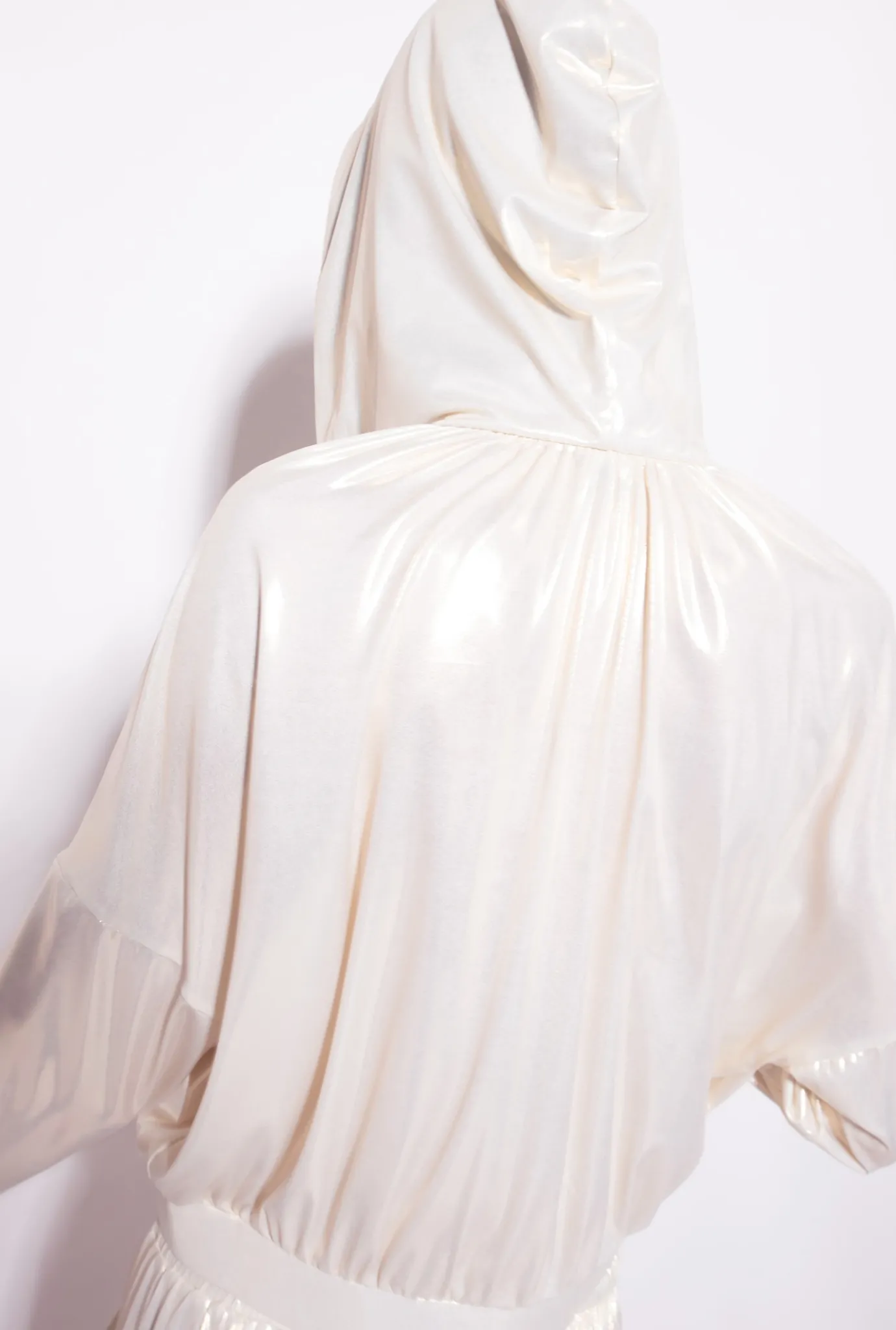 Pièces En Maille|PINKO Sweat-Shirt Metallise Or/Blanc