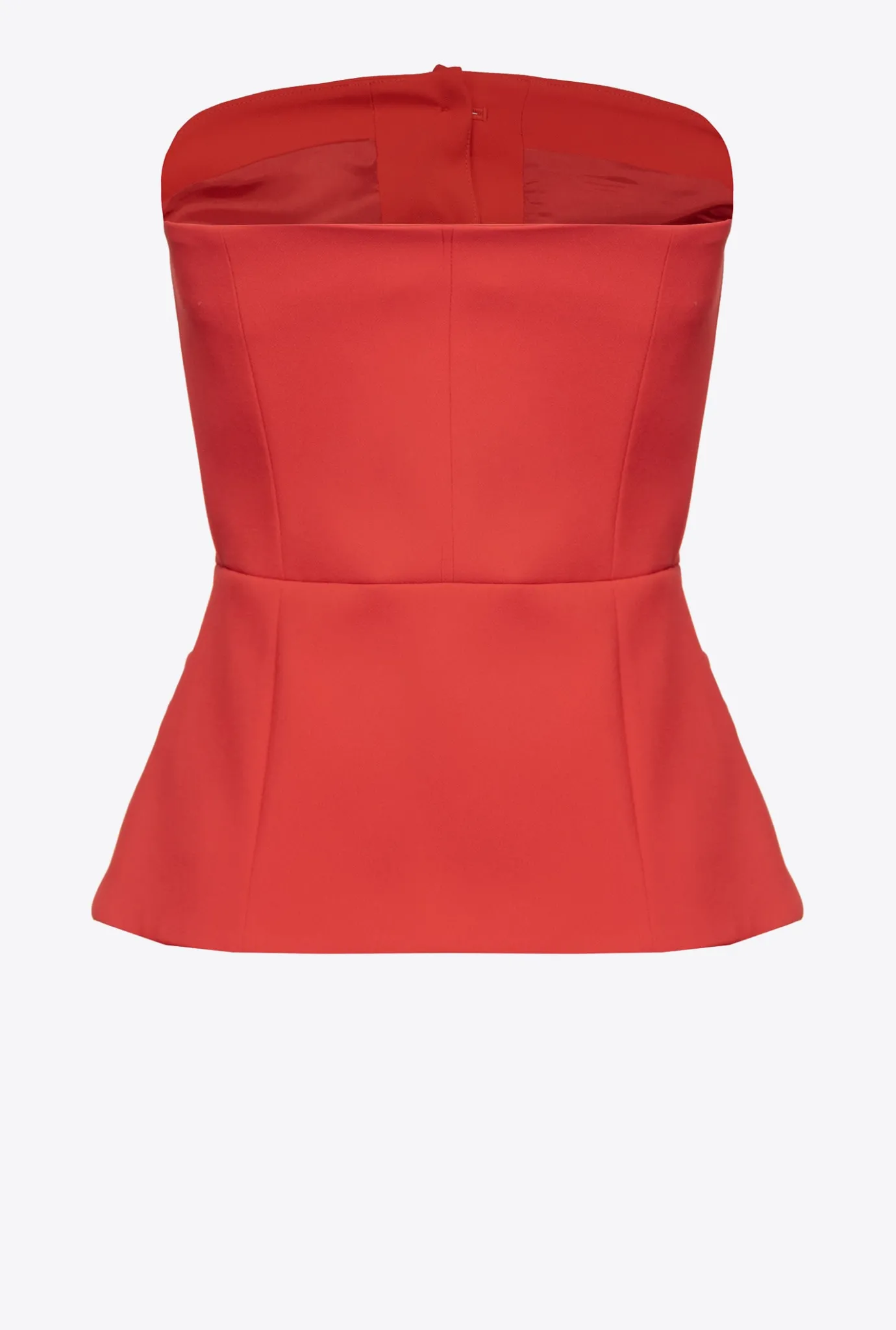 Tailleurs Et Ensembles|PINKO Top Boutonne Sans Manches Rouge Formule 1