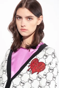 Chemises Et Blouses|PINKO Top En Satin Stretch Opera Mauve