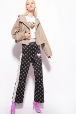 Topwear|PINKO T-Shirt A Imprime Coeur Blanc Soie