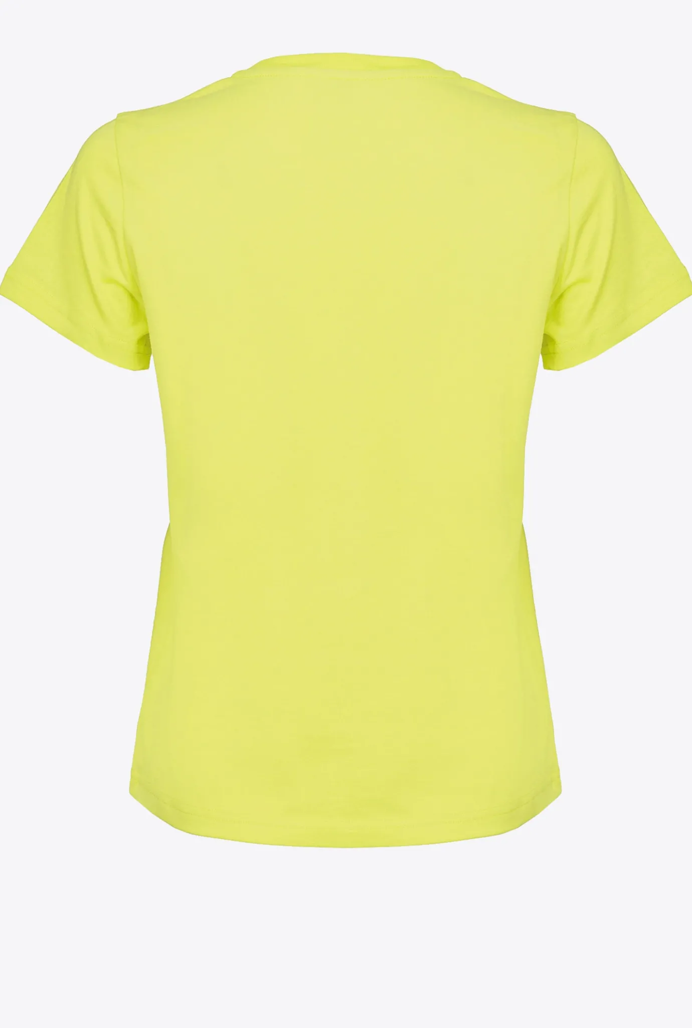 Topwear|PINKO T-Shirt A Logo Imprime Vert Olive Chaud