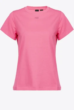 Topwear|PINKO T-Shirt A Mini Logo Rose Brulant