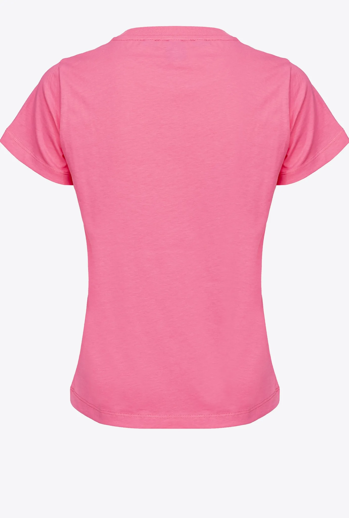 Topwear|PINKO T-Shirt A Mini Logo Rose Brulant