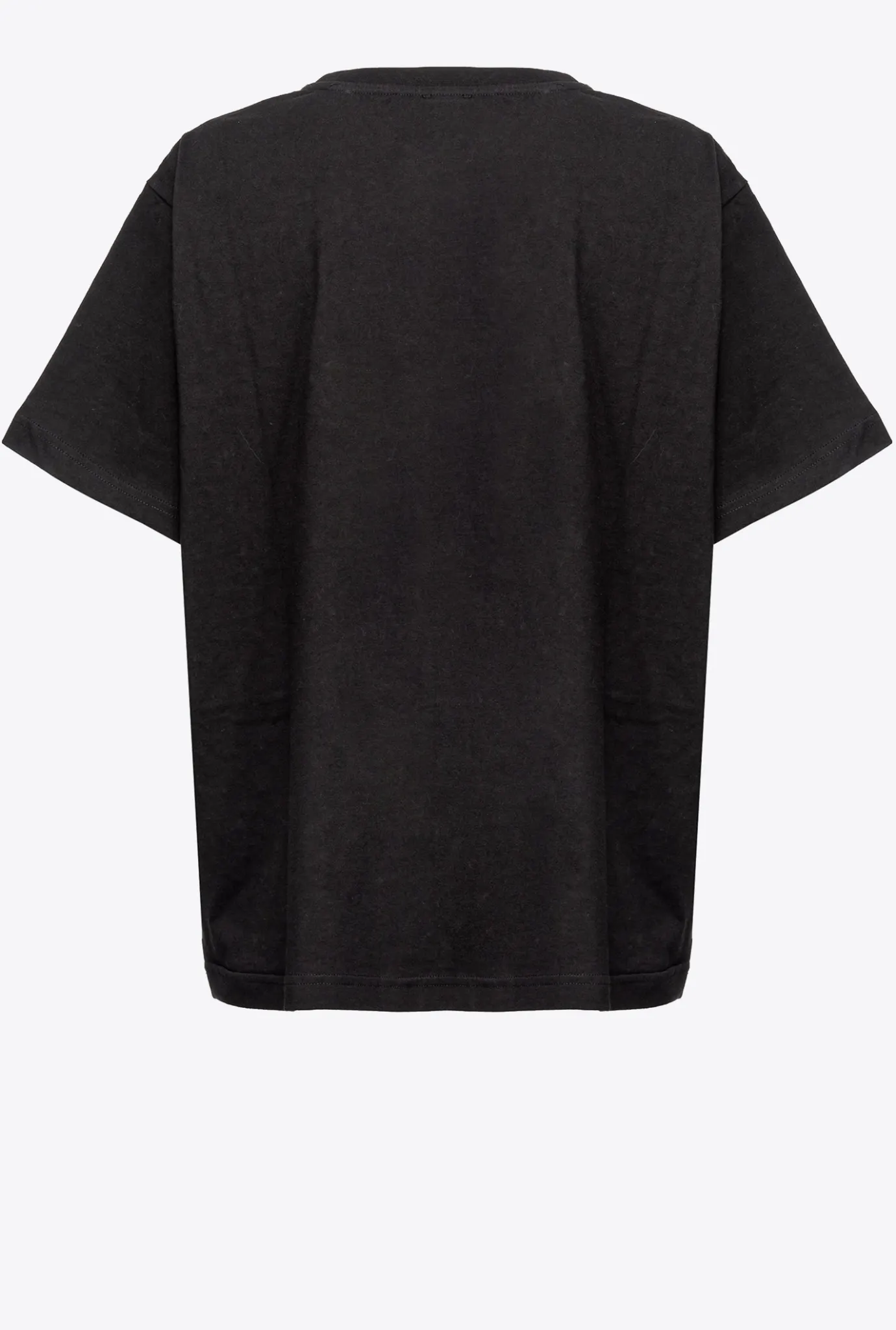 Topwear|PINKO T-Shirt Love Me Forever Noir Limousine